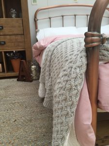 Copper coloured metal double bed frame, £375, Next.co.uk