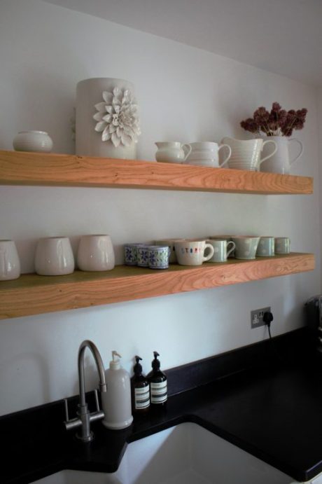 kitchen shelves angle good