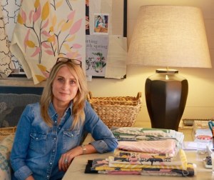 Mimi Pickard at her desk: Charis White interiors blog