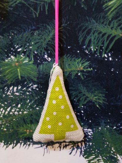 Kate Powell at Jelly's handprinted Christmas decoration: Charis White stylist interiors blog Christmas Gift Guide