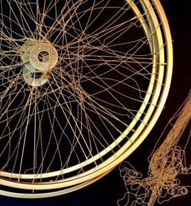 Frames and chains from Coldharbour Lights for Charis White interiors blog