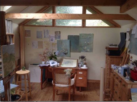 Flora Roberts Dorset Studio Interior