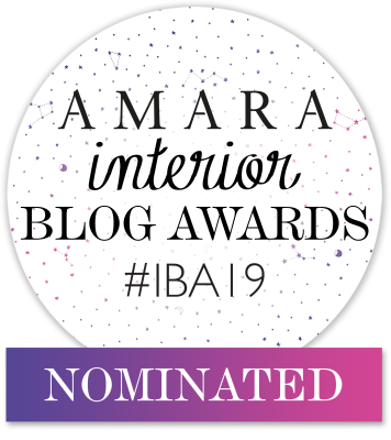Amara interior blog awards #IBA19 nominated